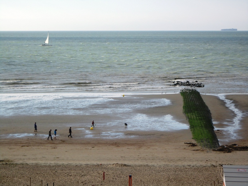 wenduine zee betrokken weer augustus 2011